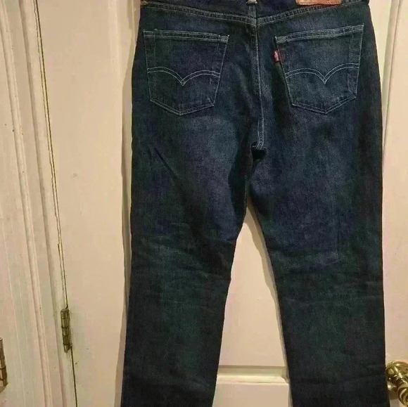 P7001 541 mens levi Strauss & co w29/l32 dark denim - Picture 7 of 9